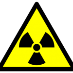 znak  materiały radioaktywne